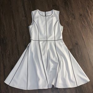 White Work Dress - Calvin Klein Dress— size 8